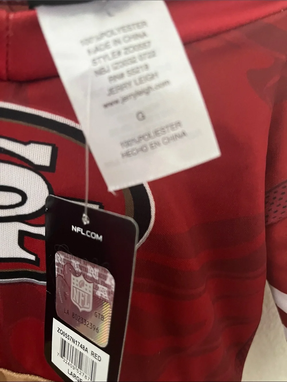 NFL San Francisco 49ers Dog Costume